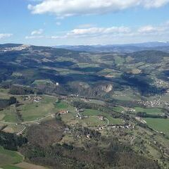 Verortung via Georeferenzierung der Kamera: Aufgenommen in der Nähe von Siegersdorf bei Herberstein, Österreich in 1100 Meter